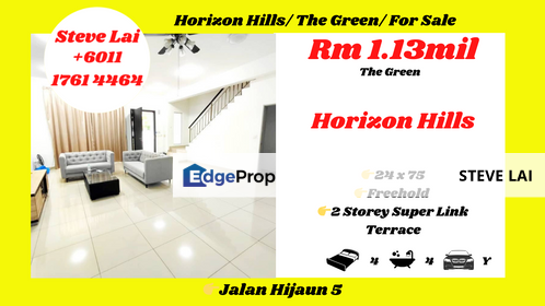  Horizon Hills/ The Green/ For Sale, Johor, 