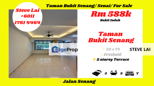 Taman Bukit Senang/ Senai/ For Sale, Johor, Senai