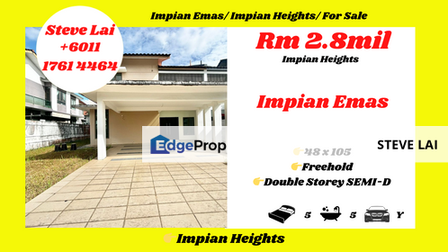 Impian Emas/ Impian Heights/ For Sale, Johor, Skudai