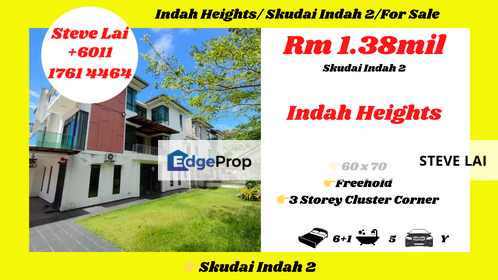 Indah Heights/ Skudai Indah 2/ For Sale, Johor, Skudai