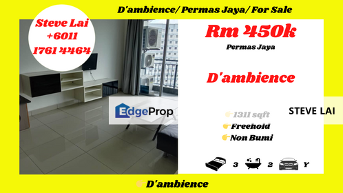 D'ambience/ Permas Jaya/ For Sale, Johor, Permas Jaya/Senibong