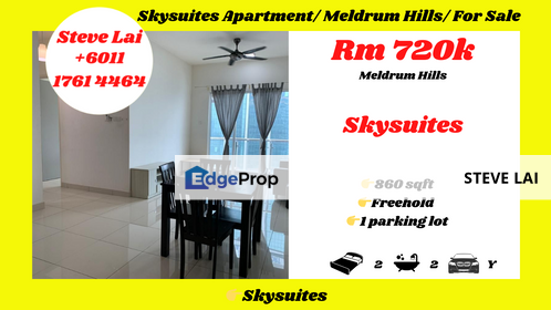 Skysuites Apartment/ Meldrum Hills/ For Sale, Johor, Johor Bahru