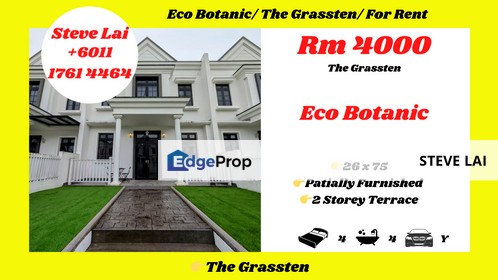 Eco Botanic/ The Grassten/ For Rent, Johor, Nusajaya