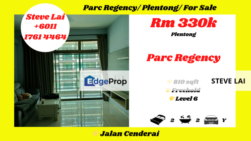 Parc Regency/ Plentong/ For Sale, Johor, Johor Bahru