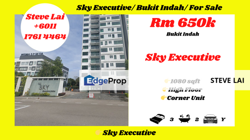 Sky Executive/ Bukit Indah/ For Sale, Johor, Johor Bahru