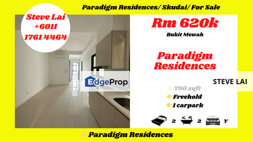 Paradigm Residences/ Skudai/ For Sale, Johor, Johor Bahru