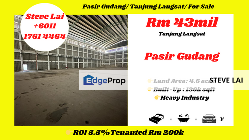 Pasir Gudang/ Tanjung Langsat/ For Sale, Johor, Pasir Gudang