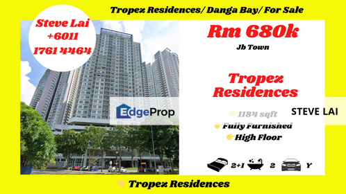 Tropez Residences/ Danga Bay/ For Sale, Johor, Johor Bahru