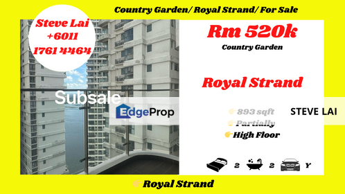 Country Garden/ Royal Strand/ For Sale, Johor, Johor Bahru