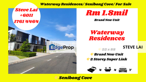 Waterway Residences/ Senibong Cove/ For Sale, Johor, Masai