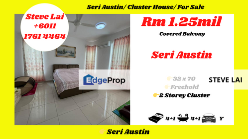 Seri Austin/ Cluster House/ For Sale, Johor, Johor Bahru