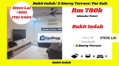 Bukit Indah/ 2 Storey Terrace/ For Sale, Johor, Bukit Indah