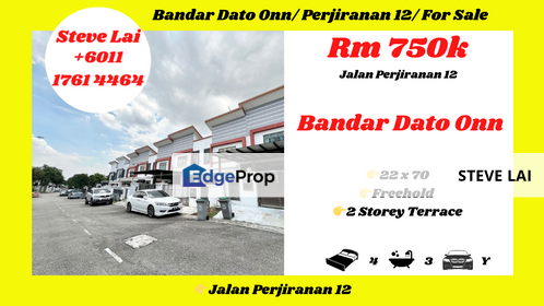 Bandar Dato Onn/ Perjiranan 12/ For Sale, Johor, Johor Bahru