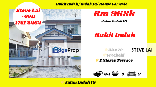 Bukit Indah/ Indah 19/ House For Sale, Johor, Bukit Indah