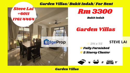 Garden Villas/ Bukit Indah/ For Rent, Johor, Johor Bahru