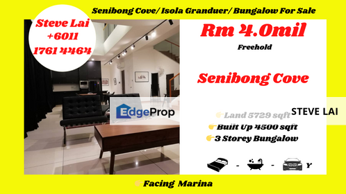 Senibong Cove/ Isola Granduer/ Bungalow For Sale, Johor, Masai