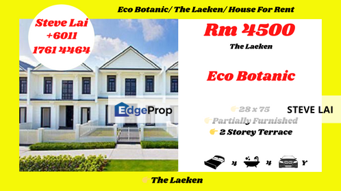 Eco Botanic/ The Laeken/ House For Rent, Johor, Nusajaya