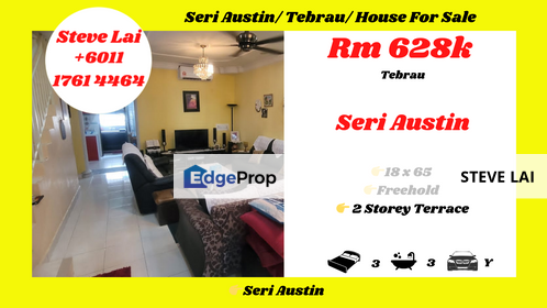 Seri Austin/ Tebrau/ House For Sale, Johor, Johor Bahru