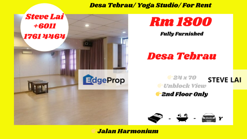 Desa Tebrau/ Yoga Studio/ For Rent, Johor, Johor Bahru