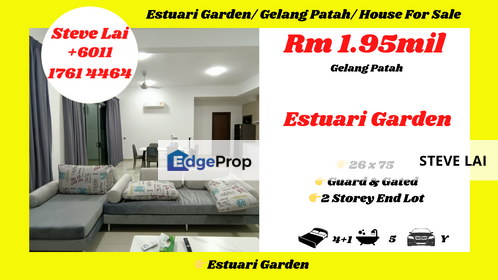 Estuari Garden/ Gelang Patah/ House For Sale, Johor, Nusajaya