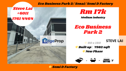 Eco Business Park 2/ Senai/ Semi D Factory, Johor, Senai