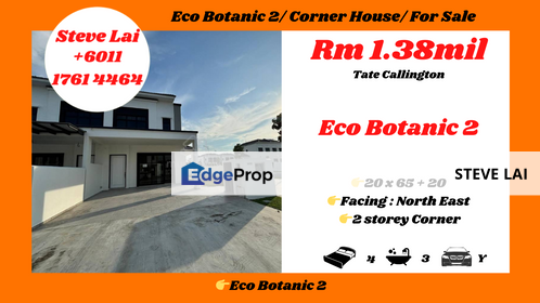 Eco Botanic 2/ Corner House/ For Sale, Johor, 