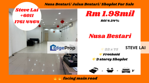 Nusa Bestari/ Jalan Bestari/ Shoplot For Sale, Johor, 