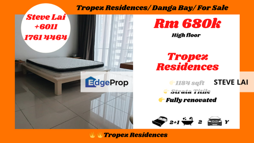 Tropez Residences/ Danga Bay/ For Sale, Johor, Johor Bahru