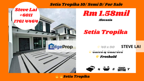 Setia Tropika 10/ Semi D/ For Sale, Johor, Setia Tropika