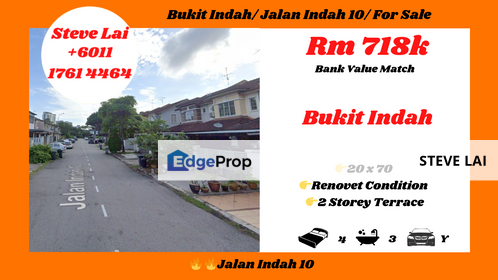 Bukit Indah/ Jalan Indah 10/ For Sale, Johor, Bukit Indah