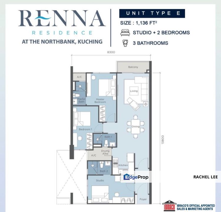 RENNA RESIDENCE @ THE NORTHBANK, Sarawak, Kuching