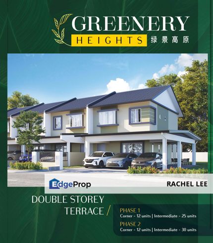 Greenery Height double storey terrace house Moyan, Sarawak, Kuching