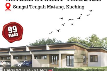 Single storey at sungai Tengah Matang 