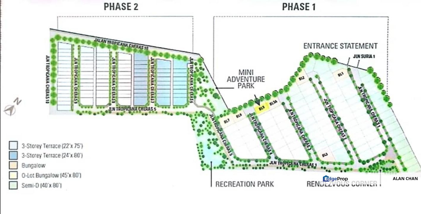 Tropicana Cheras Sungei Long bangalow Land For Sale for Sale RM1