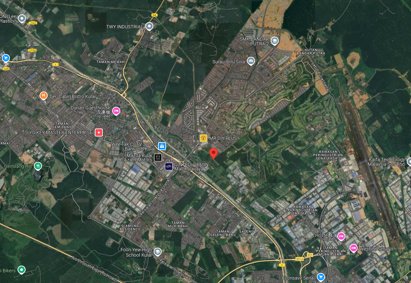 Zoning residential land at Kulai, Senai for sale