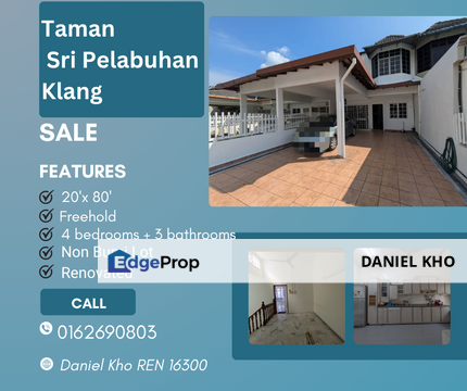 Renovated & keep well house in Taman Sri Pelabuhan near by Pantai Hospital Klang , Selangor, Port Klang