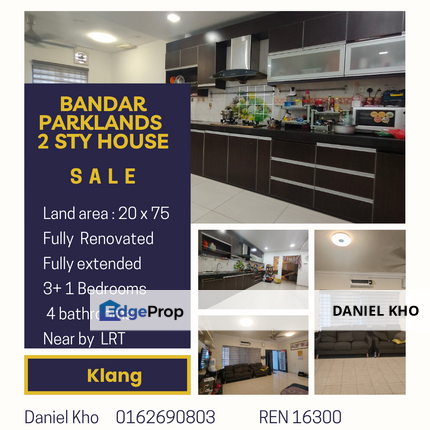 Fully renovated 2 sty house near by Lrt station , Selangor, Klang