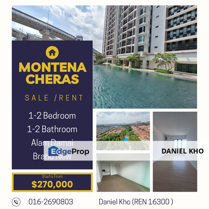 Montena Suites SOVO @ Alam Damai, Cheras – Affordable from RM270K, Kuala Lumpur, Cheras