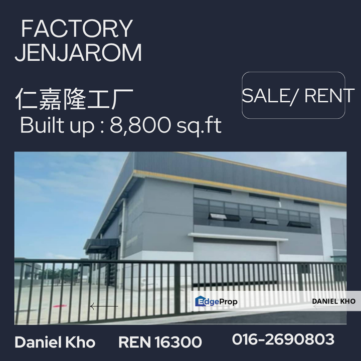 1,5 sty Semi d Factory Jenjarom, Selangor, Jenjarom