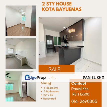 Kota Bayuemas Klang Renovated Guarded & Gated 22'x  85' , Selangor, Klang