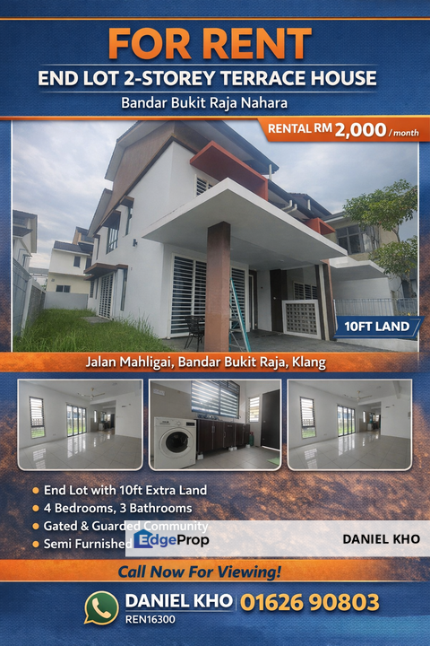 End lot 2 sty house near by Setia City Mall , Selangor, Klang