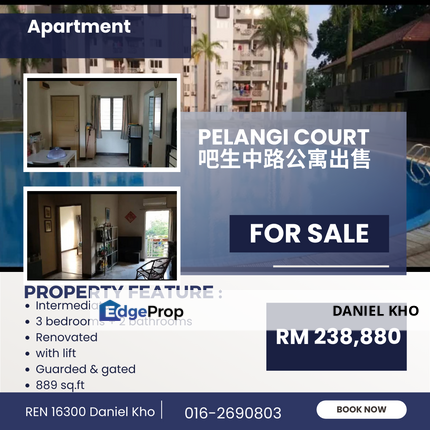 Renovated with lift  apartment  next to Kwong Hua School , Selangor, Klang