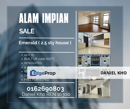 2.5 sty house Alam Impian , Selangor, Shah Alam