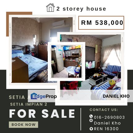 Selling below market price house in Setia Alam , Selangor, Setia Alam/Alam Nusantara