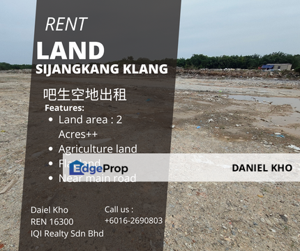 Flat land road side , Selangor, Telok Panglima Garang