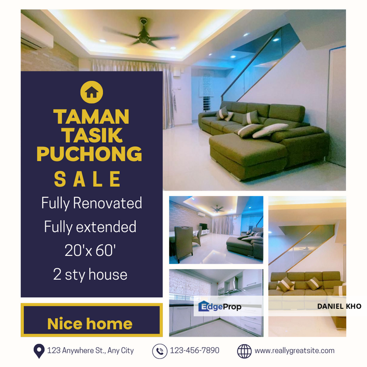 Fully renovated & Ready move in condition 2 storey house in Puchong , Selangor, Puchong