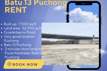 Warehouse for Rent in Puchong Batu 13 – Strategic Location & Ample Space