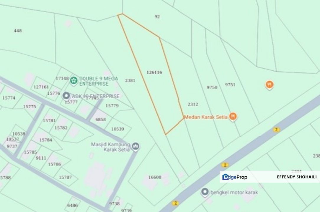 KARAK SETIA BENTONG TANAH PERTANIAN, Pahang, Karak