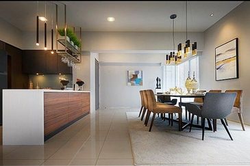 3 storey  modern and luxury Villa at Elevia Residences with lift for sale at taman puchong prima, puchong