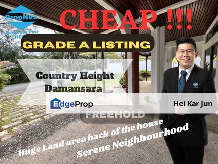 *GRADE A LISTING *  Double-Storey Semi  Detached House  , Kuala Lumpur, Country Heights Damansara